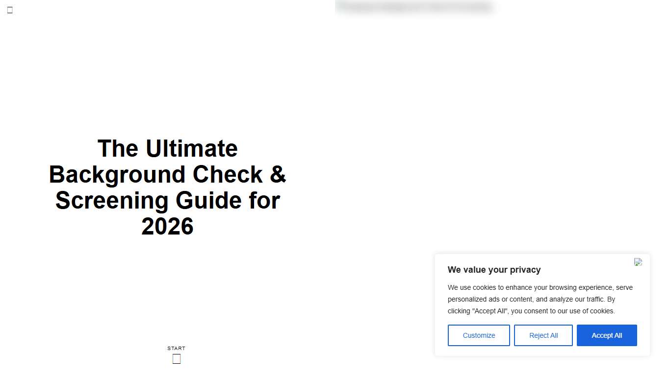 The Ultimate Background Check & Screening Guide for 2026